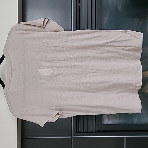 J Crew V-neck T-Shirt with Gold & White Embellishments, Size S - Picture 2 of 7